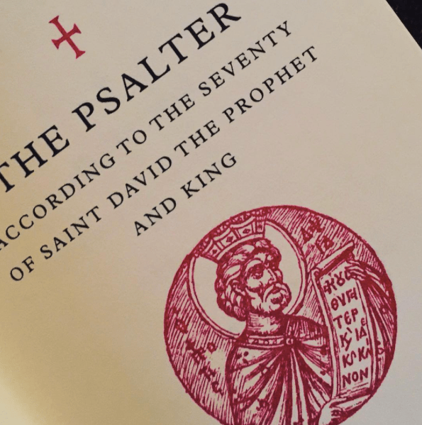 The Psalter Prayer Book