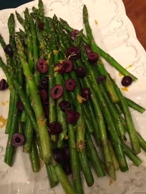 kalamata lemon and asparagus