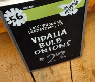 after a long and super cold winter - 2015 spring onions at the market!