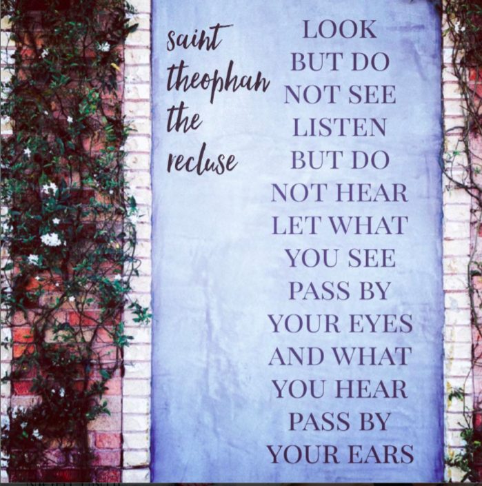 Guard the Heart Saint Theophan