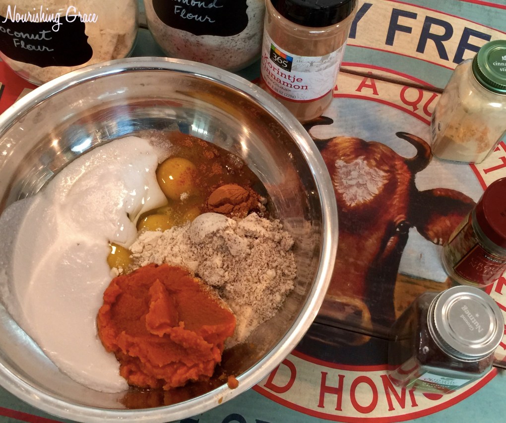 Paleo Pumpkin Pancakes Ingredients