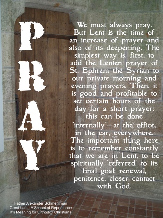 prayer during Lent