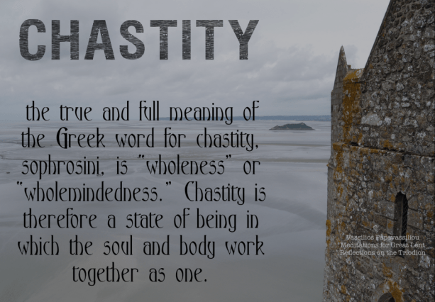 the spirit of chastity