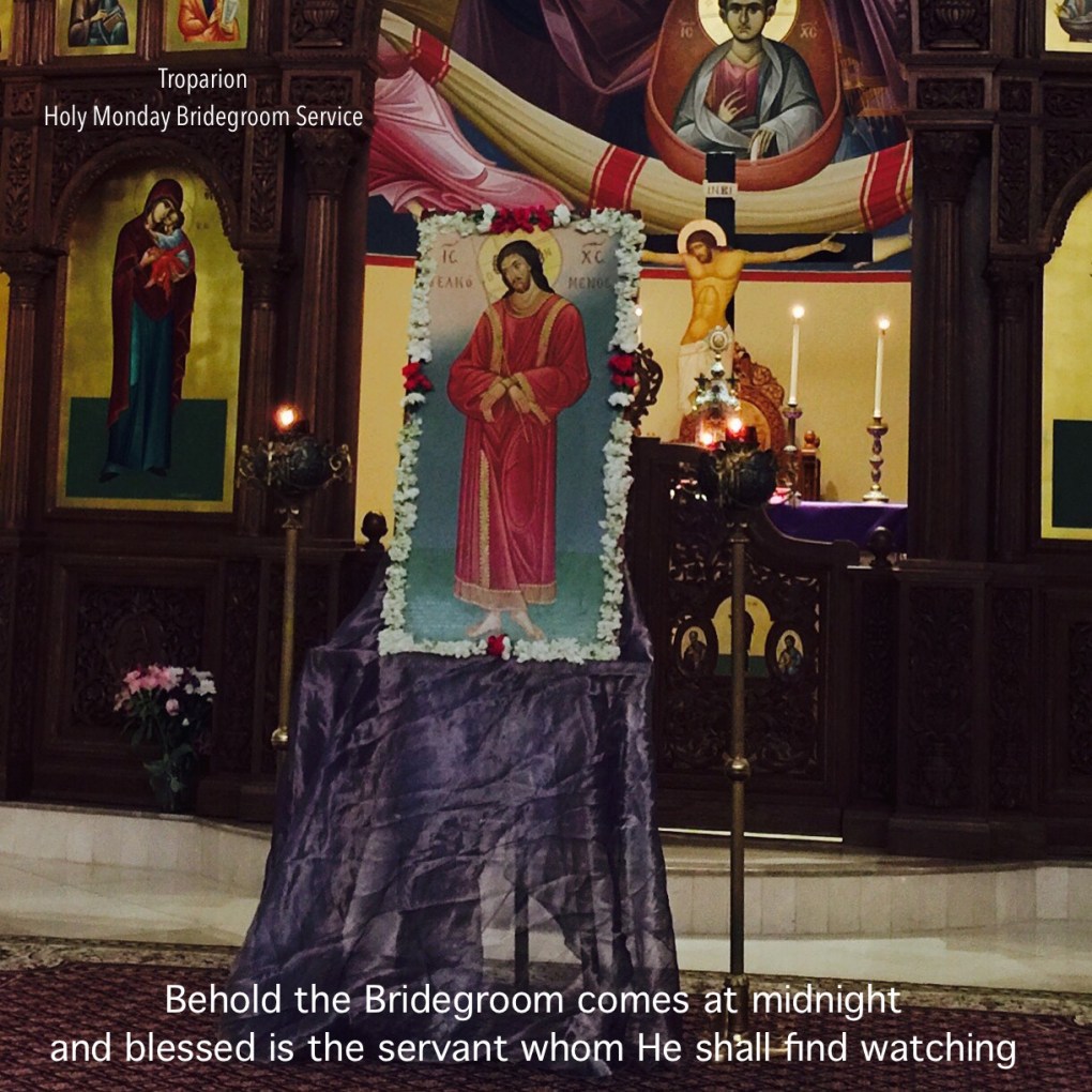 Holy Week 2016 - Holy Monday Bridegroom Service