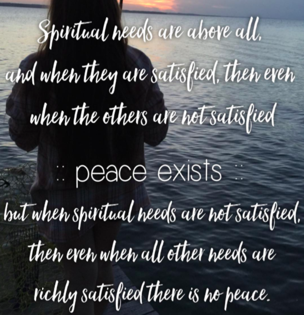 only one thing is needed